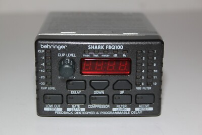 BEHRINGER SHARK FBQ100 Automatic Feedback Destroyer (no power supply)
