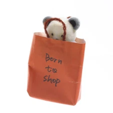 Factory Direct Craft Miniature Born to Shop Shopping Bag | 6 Pieces