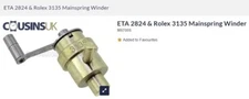 Mainspring Winders - Cousins UK - USA SELLER