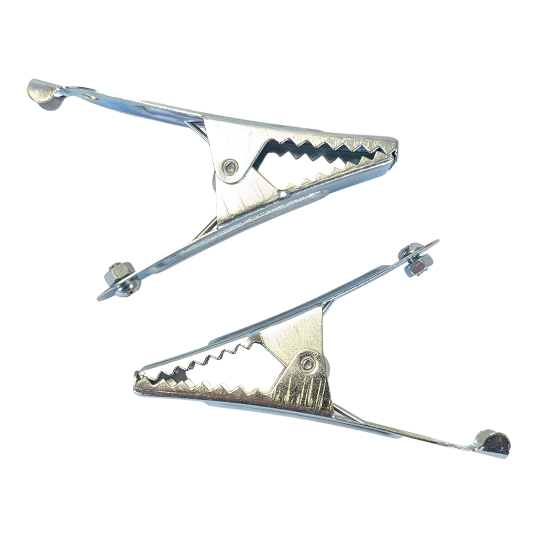 50Amp Crocodile Clips W4 Pack of 2 Alligator Car Battery Electrical Cable Wiring