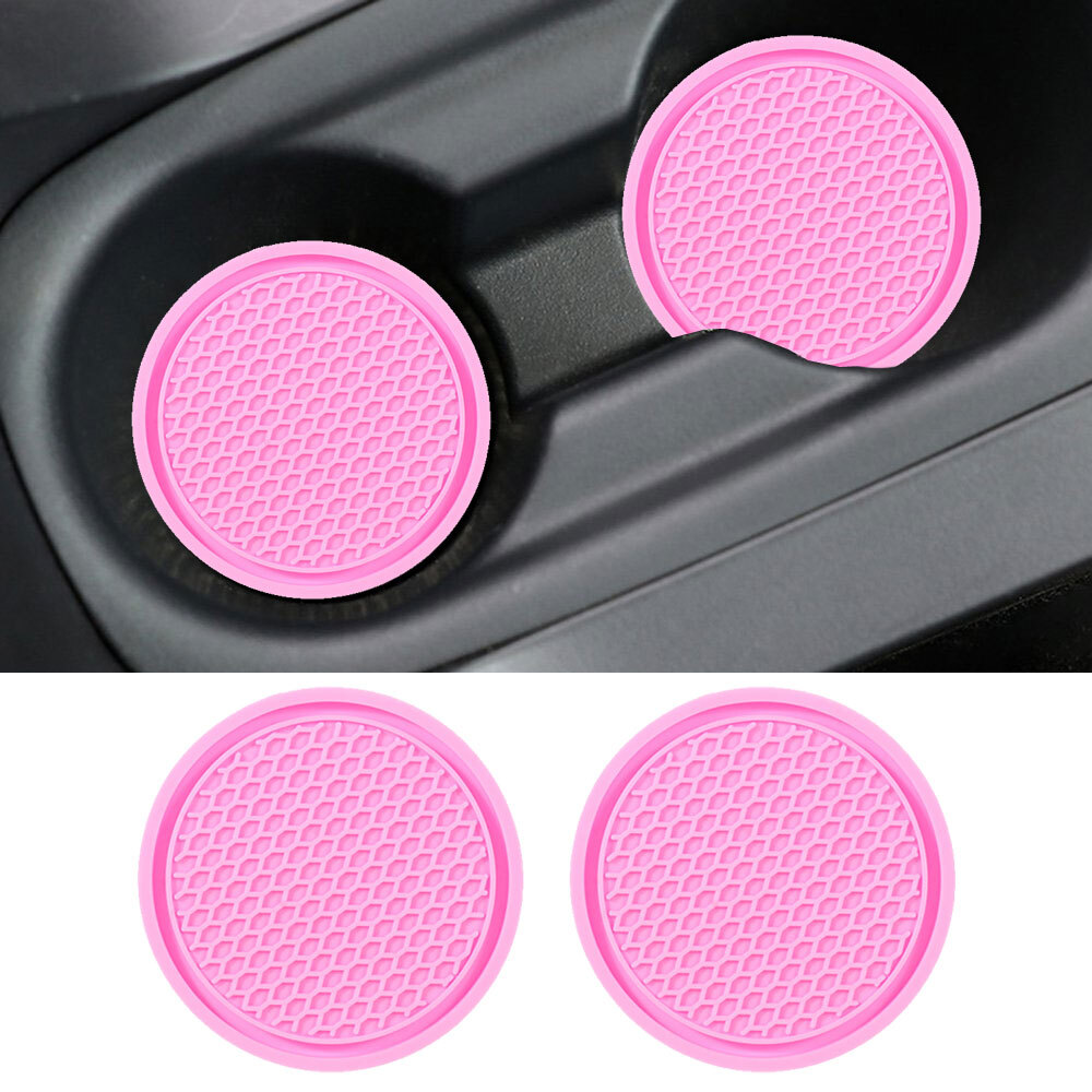 1pc Car Coasters Cup Holder Coaster Anti Slip Auto Interior Accessories Cup Mat