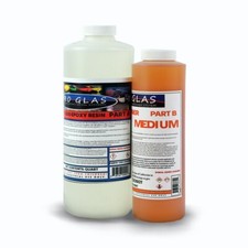 Epoxy Laminating Resin 2:1- 1.5 Quart Kit- Medium Speed- Fiberglass and Carbon