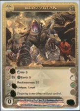 (CSS-021-2S-85) Blazvatan (Strength 85) (UR) Chaotic Premium Pack Foil Card