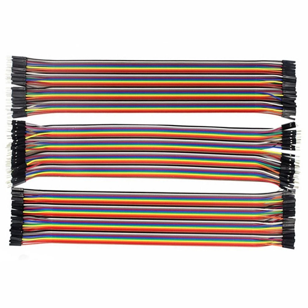 120pcs 2.54mm to 2.54mm Breadboard Jumper Wires Arduino Project