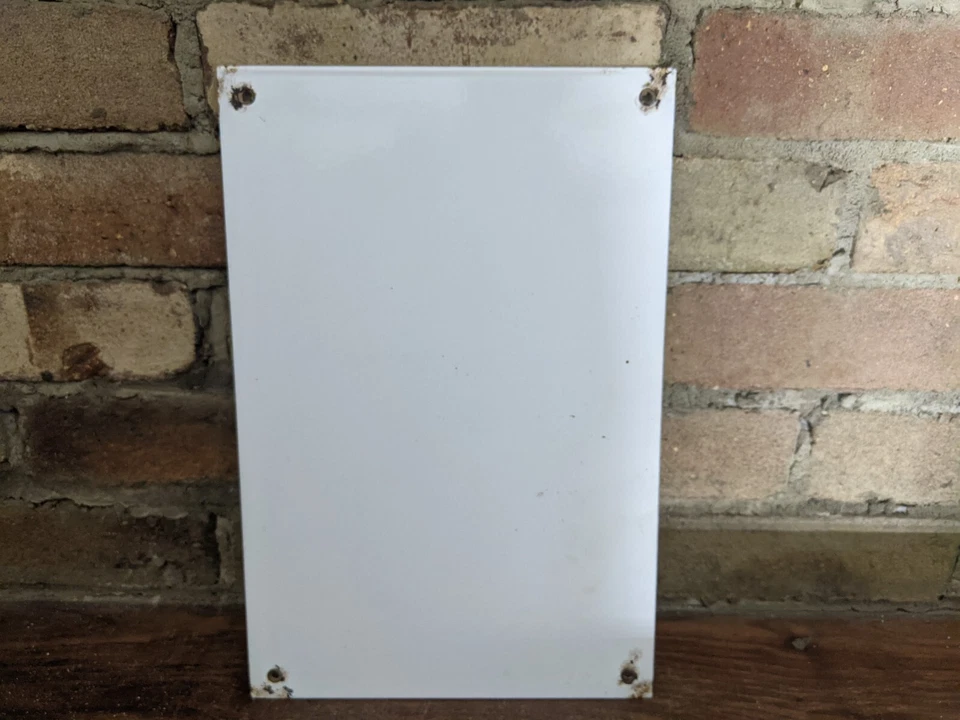 VINTAGE FORD TRI-MOTOR ISLAND AIRLINES PORCELAIN DEALERSHIP SIGN 12" X 8" - Image 4 of 4