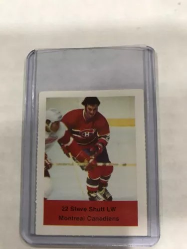 1974-75 Loblaws Stamps Steve Shutt Montréal Canadiens