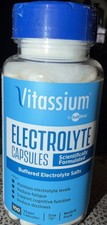 New Lot of 9 Vitassium Electrolyte Capsules Electrolytes Sealed 100 CT Each