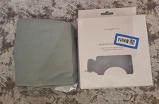 SnuggleMe Infant Lounger Cover Slate Gray Snuggle Me Organics Cotton