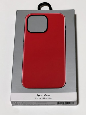 Nomad iPhone 15 Pro Max Sports Case Night Watch Red