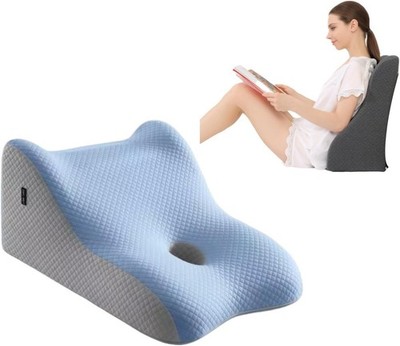 Lumbar Support Pillow Memory Foam Cushion Hip and Legs Elevation for Office