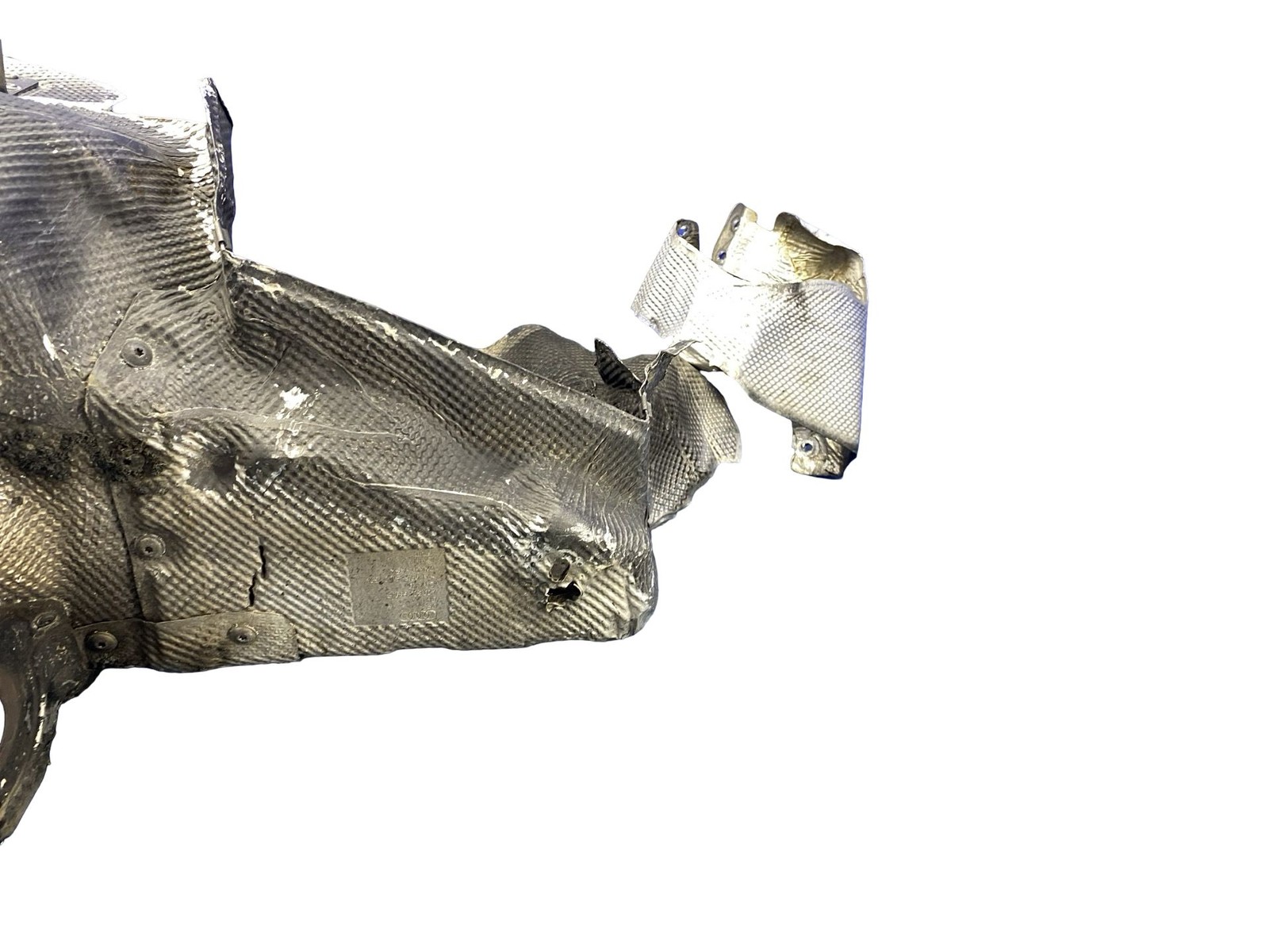 2008-2015 AUDI R8 AWD 4.2L REAR EXHAUST HEAT SHIELD PANEL 4Q0825709B
