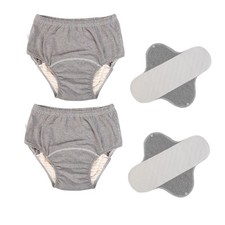 2 Pack Washable Incontinence Underwear for Men/Women, TPU Leakage-Proof Adult...