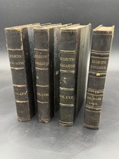 Antique 1860-1862 The Eclectic Magazine 4 Vol...