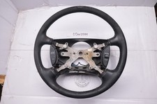 Good Cond 1998-2002 Black Leather Dodge Ram 1500 2500 Steering Wheel Cruise