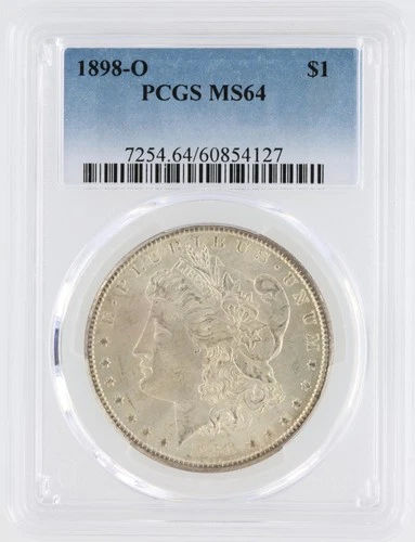1898-O  Morgan Dollar PCGS MS64 New Orleans Minted Silver Dollar No Reserve