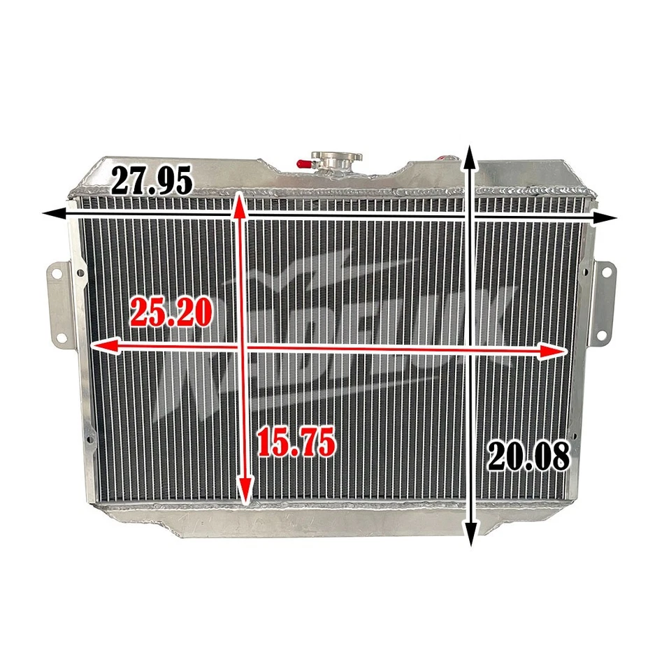 All Aluminum Radiator Fit to Mitsubishi Starion Chrysler Dodge Plymouth Conquest - Image 2 of 4