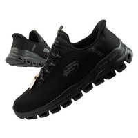 Skechers Glide-Step Herren Slip-Ins Sneaker Freizeitschuhe Alltagsschuhe Schwarz