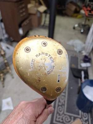 Exceptional Ping Zing Karsten Blonde Driver Steel Ping KT-M Shaft Vintage 