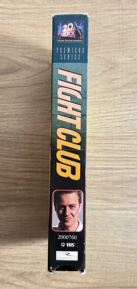 Fight Club (VHS, 1999) Premiere Series • Brad Pitt • Tested & Working Foto 4 de 4