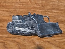 Vtg 1978 Bergamot Bulldozer Belt Buckle Construction Heavy Equipment Demolition