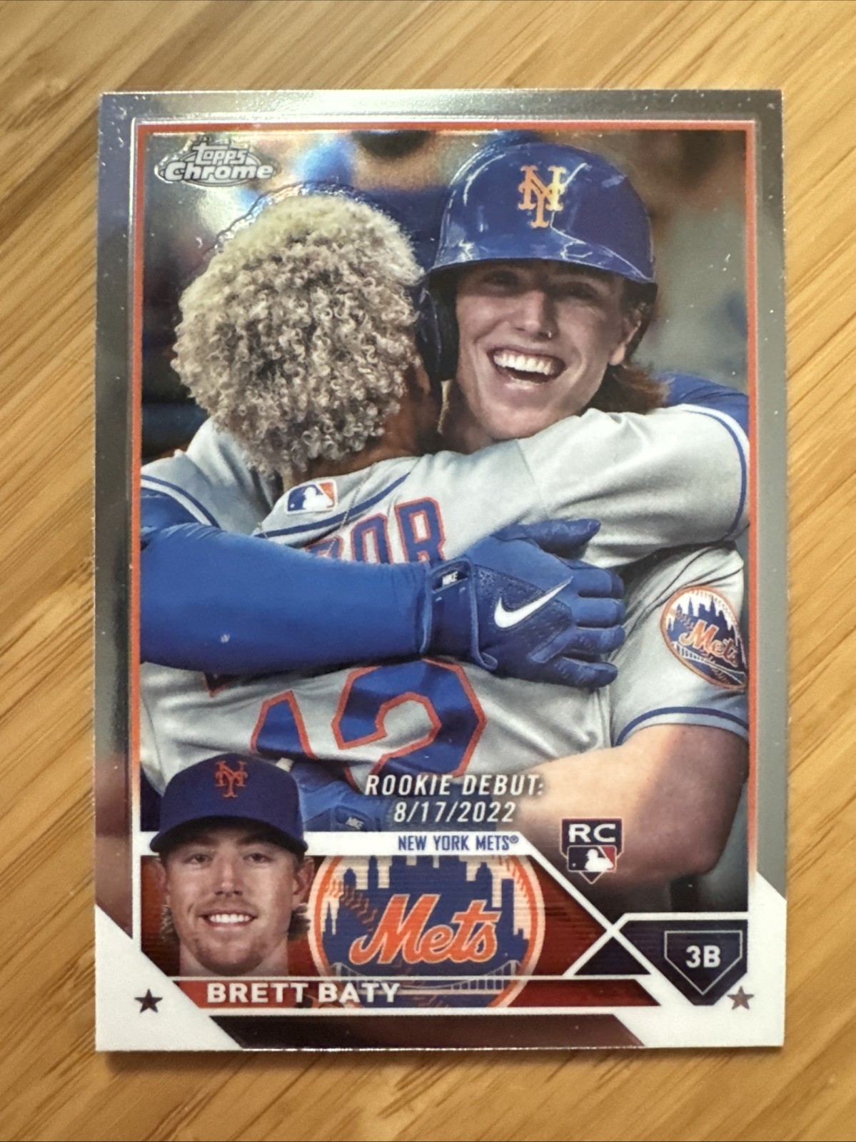 B1G1 35% Off • Brett Baty Rookie Debut • 2023 Topps Chrome Update Series #USC10