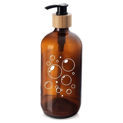 Distributeur de savon en verre 500 ml - Photo 1/4