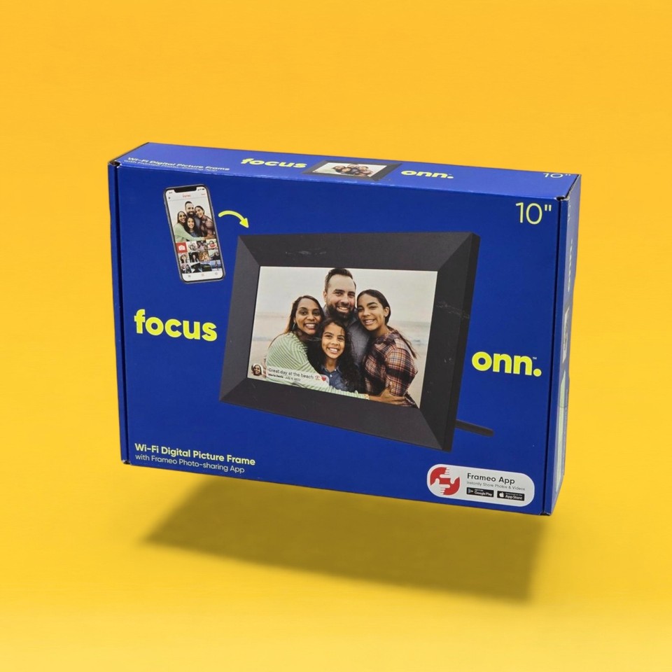 Ios Picture Frame ONN 10” Wi-Fi Digital Picture Frame Free Frameo app (iOS & Android ...