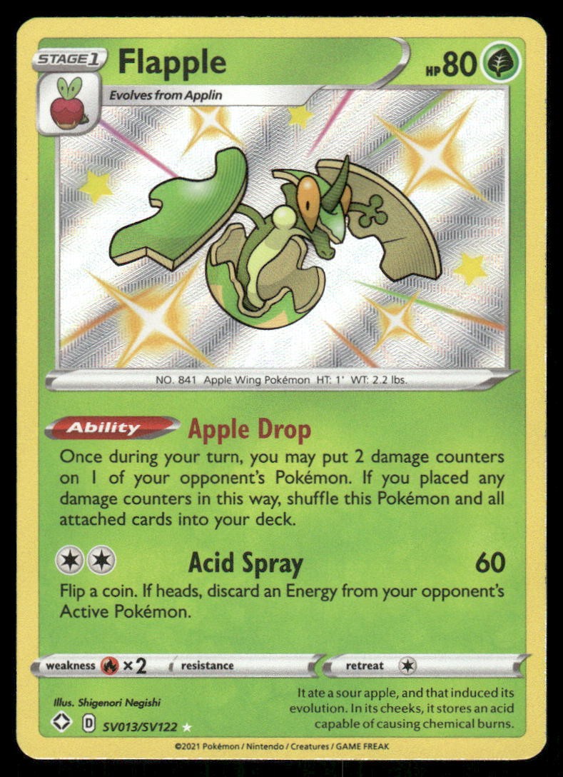 Shining Fates: Shiny Vault #SV013/SV122 Flapple