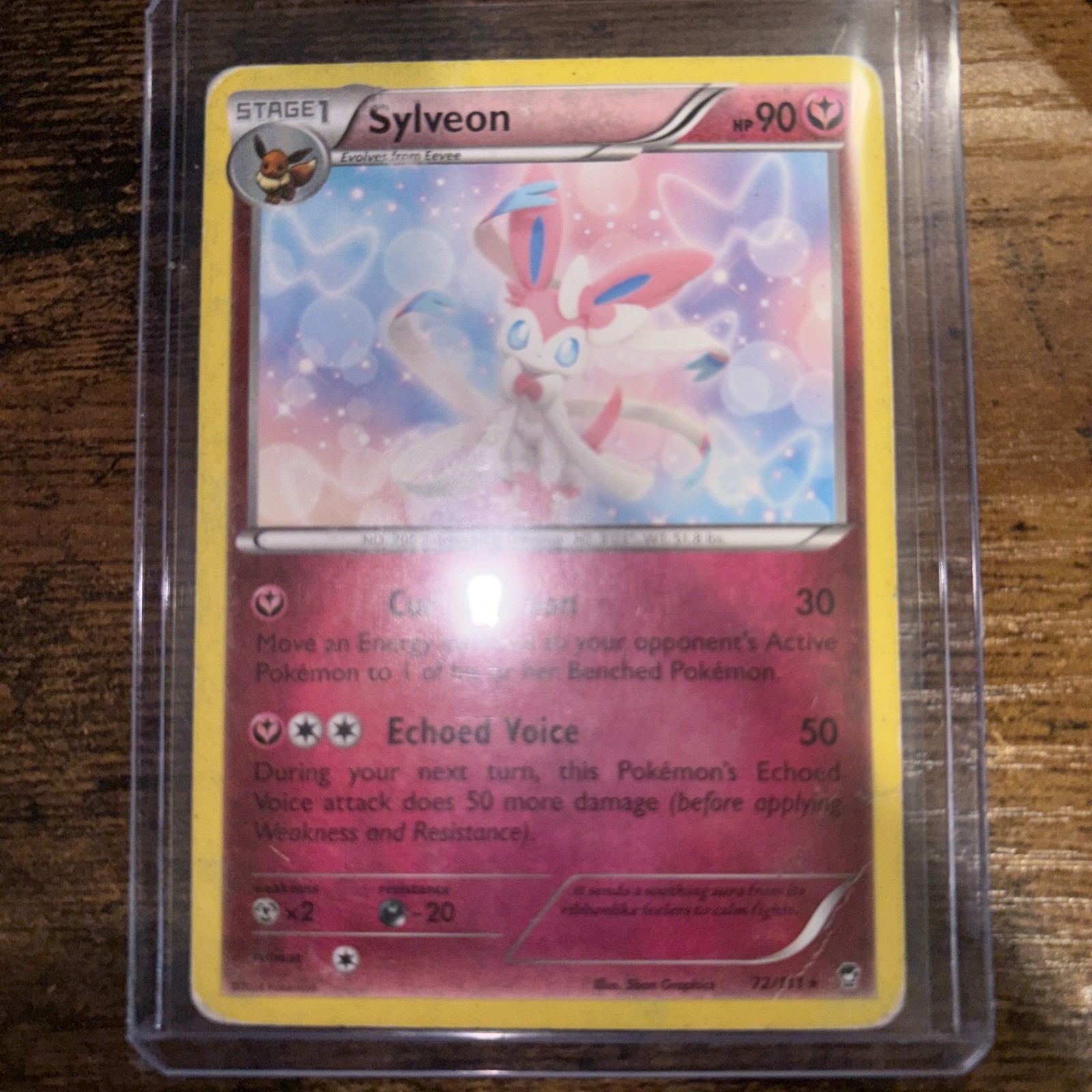 Sylveon 72/111 Rare Furious Fists Pokemon Heavily Played