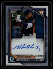 2024 Bowman Chrome #CPA-NOC Nehomar Ochoa Jr. Prospect Autographs