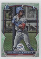 2023 Bowman Chrome Prospects Lunar Glow Refractor Mairoshendrick Martinus 0nr3