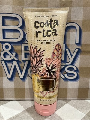 Bath & Body Works PINK PINEAPPLE SUNRISE   Full Size BODY CREAM 8oz DELICIOUS!