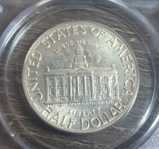 1946 Iowa Commemorative Half Dollar PCGS MS 63 Old Green Holder Generation 2.1A - Image 4 of 4