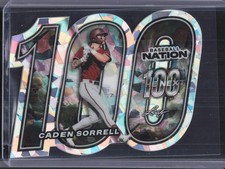 2026 Leaf Baseball Nation #NB-3 Caden Sorrell Top 100 Cracked Ice #/65