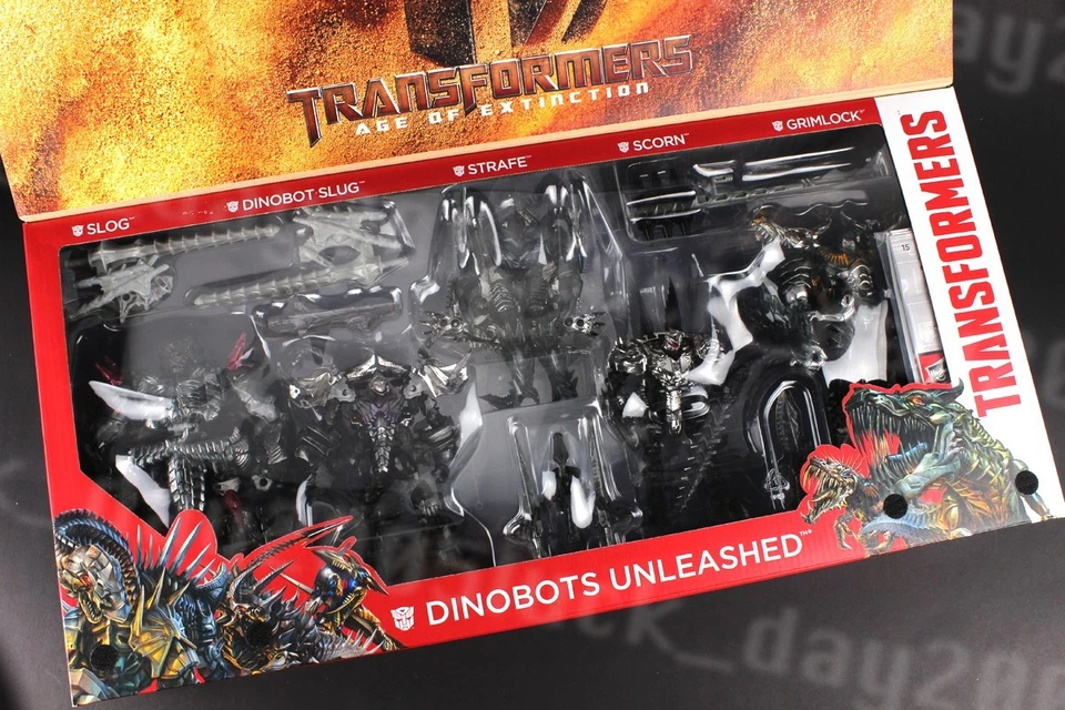 Hasbro TRANSFORMERS AOE Platinum Edition Dinobots Unleashed 5 Pack Figures Set - Image 3 of 3
