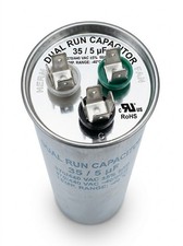 35/5 uF MFD 35 5 370-440V AC Dual Run Capacitor HVAC AC Motor Pro Grade