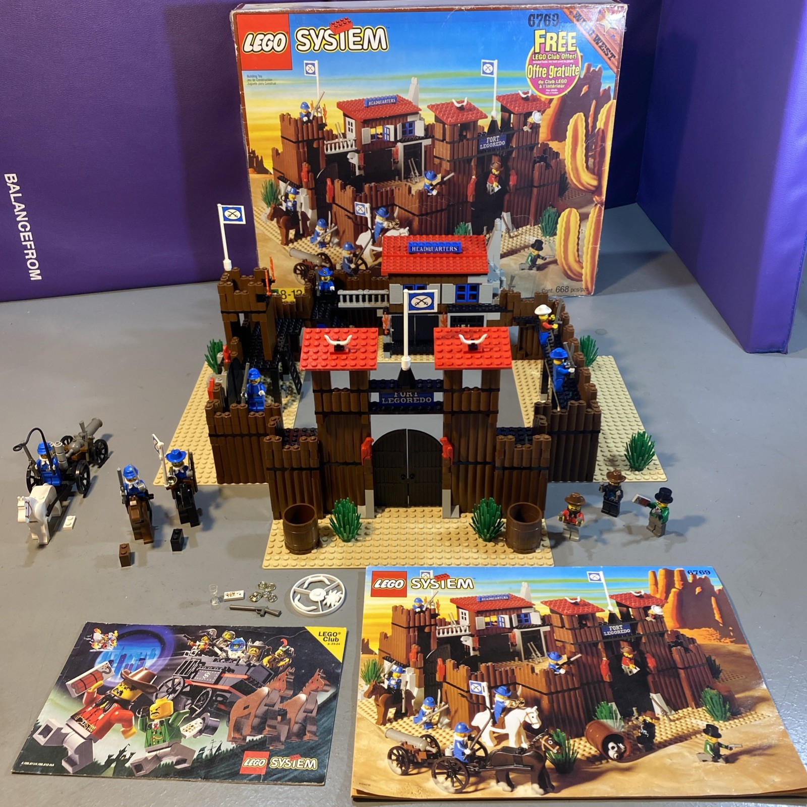 LEGO Western: Fort Legoredo 6769 100% Complete W/Box & Instructions