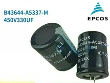 1PCS NEW FIT FOR EPCOS Aluminum Electrolytic Capacitor B43644-A5337-M 450V 330UF