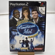 Karaoke Revolution Presents American Idol Encore PS2 Playstation 2 Tested Work