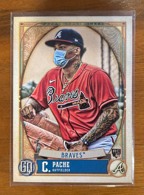 2021 Topps Gypsy Queen - Mask Up Image Variation Cristian Pache #124 (RC) SP SSP