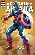 Captain America #2 J Scott Campbell Variant Cover 8/6 Marvel Comics