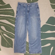 We The Free Major League Carpenter Jeans By Free People Wide Leg Size 29