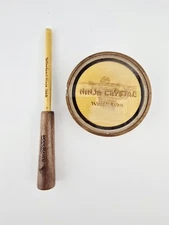 Woodhaven Ninja Crystal Turkey Call  Walnut Pot W/Ninja Stick Pre-Owned 