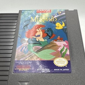 Disneys The Little Mermaid NES Nintendo W/ Sleeve - Cleaned Tested Authentic