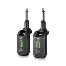 JOYO 5.8GHz Wireless Guitar System Wireless Guitar Transmitter Receiver Recha...