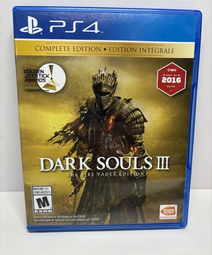 Dark Souls III - Fire Fades Edition (Sony PlayStation 4) PS4 Complete