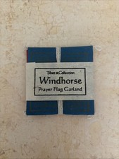 Tibetan Windhorse Prayer Flag Garland Handmade In Nepal 2.5&rdquo; X 2.5&rdquo;