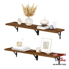 Floating Shelves, 30 Inch Wall Shelf Set of 2, Wall-Mounted Storage Shelves,