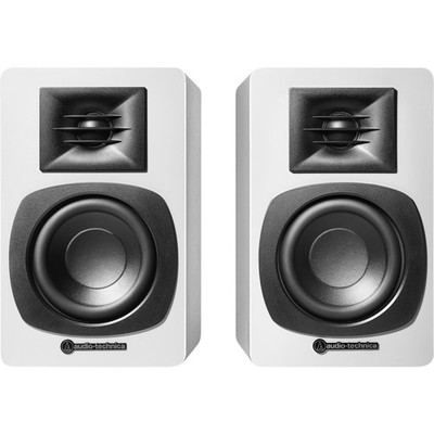 Audio-Technica Aktive Regallautsprecher AT-SP3X, Lautsprecher, weiß
