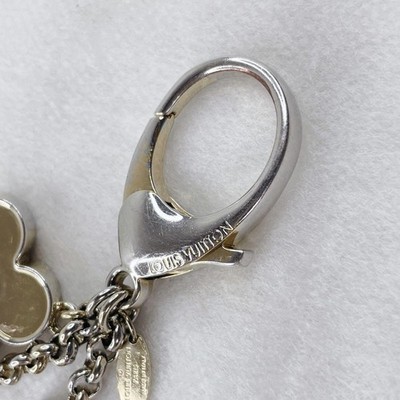 LOUIS VUITTON マネークリップ M67119 シルバー Louis Vuitton M67119 Fleurdu Monogram Bag Charm Keychain